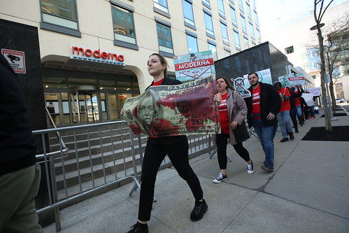 Vaccinate our World (VOW) Protest at Moderna’s World HQ