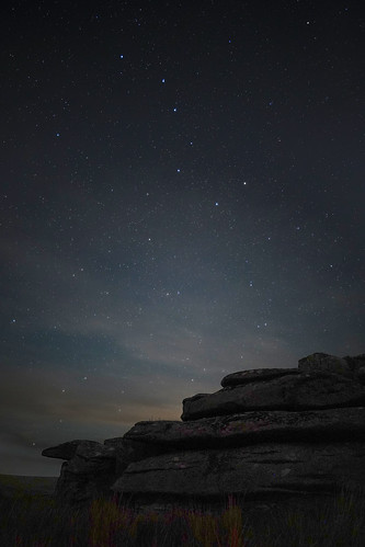 Night sky with Big Dipper in Dartmoor ©  Dmitry Djouce