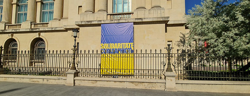 Bucharest solidarity with Ukraine ©  fusion-of-horizons