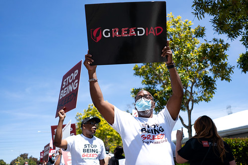 2022 AHF protest against drug maker Gilead: 5/18/22