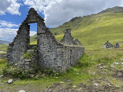 Ruins at Carnach, Knoydart ©  Dmitry Djouce