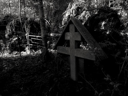 Cross in the forest ©  Sergei F