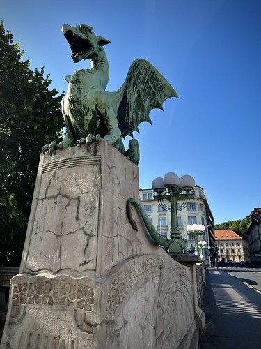 Zmajski most / Zmajev most (Dragon Bridge), Ljubljana, Slovenia ©  Sharon Hahn Darlin