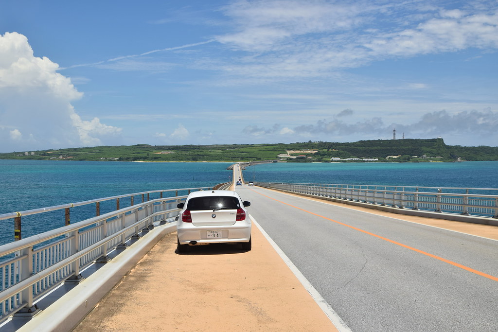 : Irabu Bridge connecting Miyako and Irabu islands