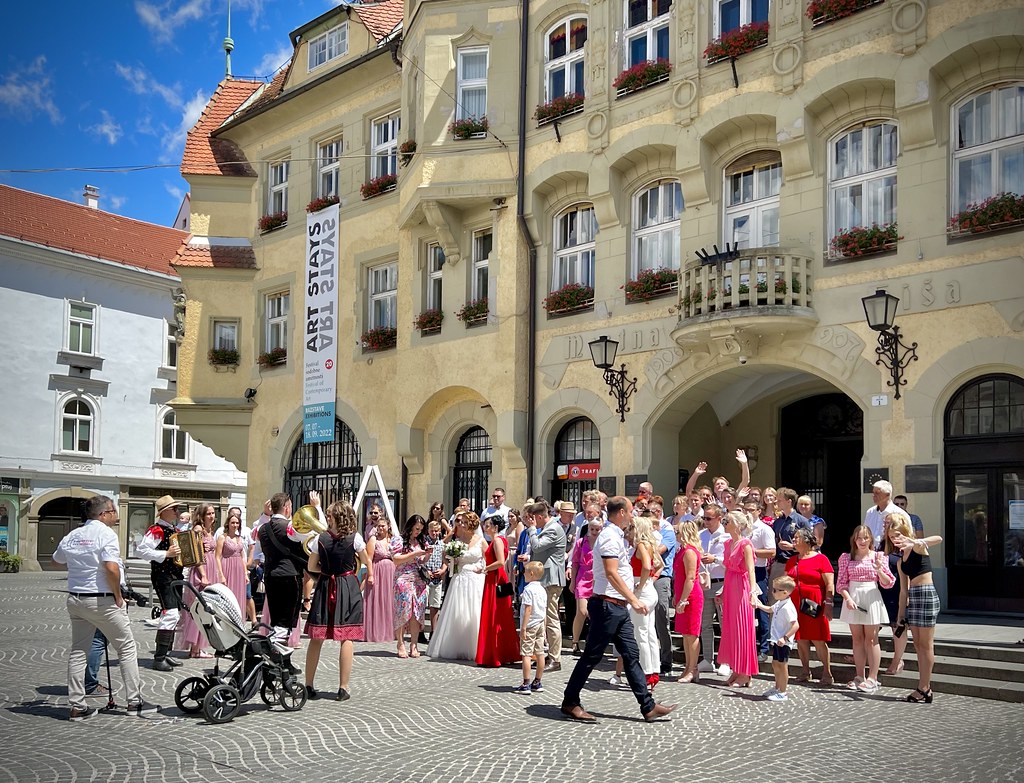 : City Hall / town hall (Mestna hisa) wedding, Ptuj, Slovenia
