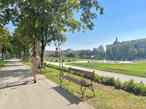 Zrinjevac Park, Zagreb, Croatia ©  Sharon Hahn Darlin