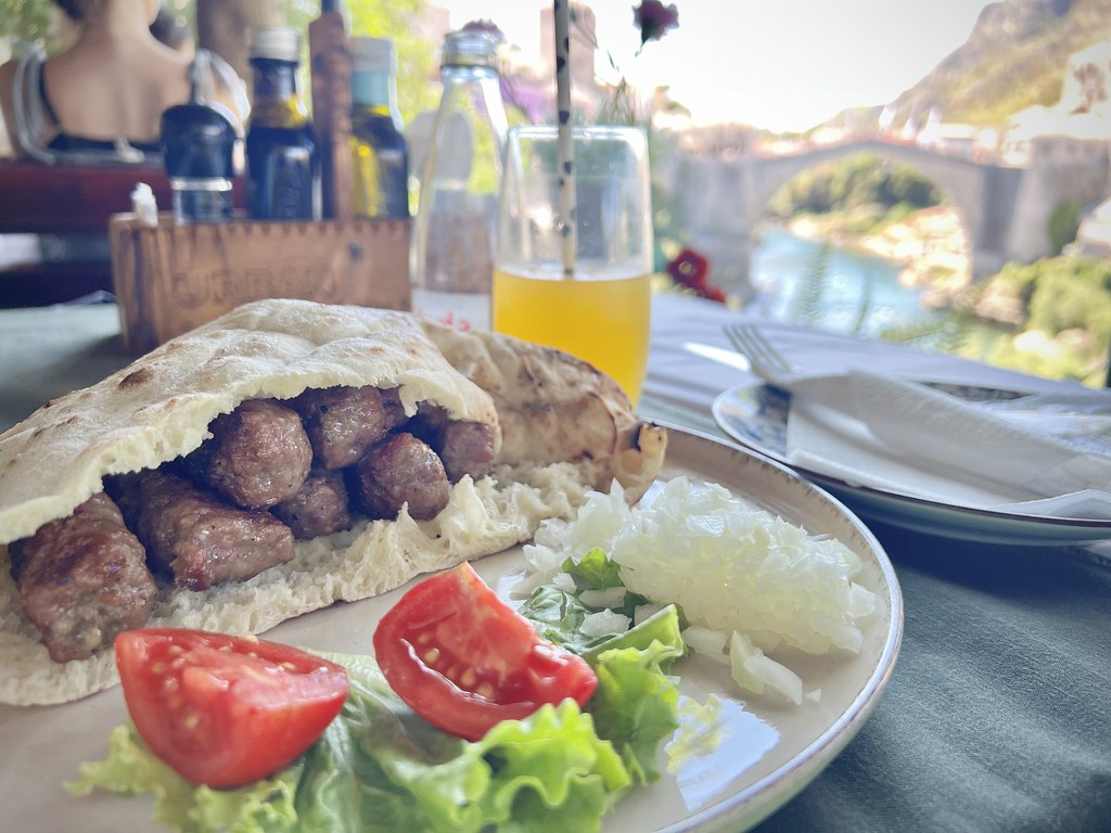 : 'Cevapi with a view