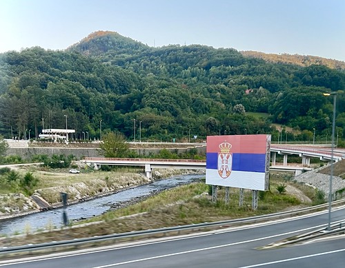 Serbian flag ©  Sharon Hahn Darlin