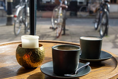 Coffee in a café