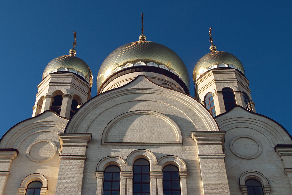 фото: The Savior Transfiguration cathedral in construction