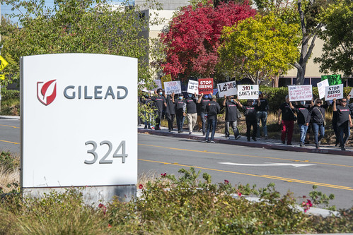 AHF Protest Against Gilead: 10/26/2022