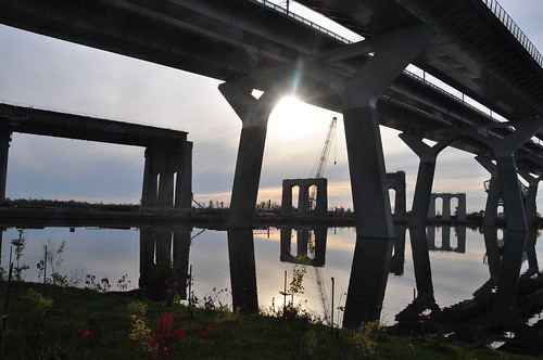 nouvea pont Champlain et d'emontage de l'ancien pont ©  abdallahh