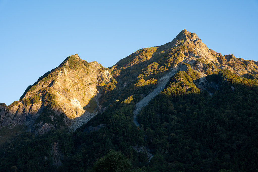 : Morning light on Mount Hotaka