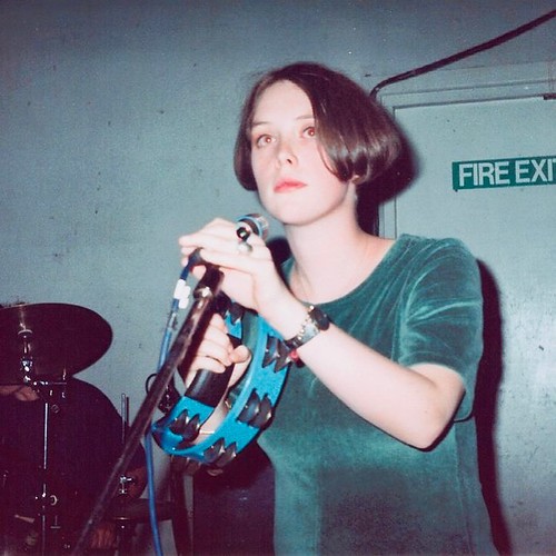 Rachel Goswell (Slowdive) @ Zap club, Brighton, UK, 1991 ©  deepskyobject