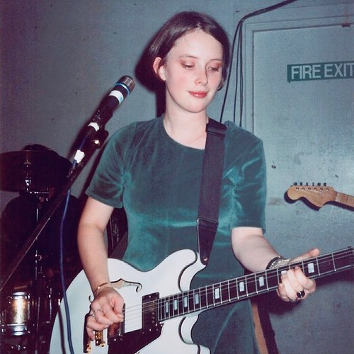 Rachel Goswell (Slowdive) @ Zap club, Brighton, UK, 1991 ©  deepskyobject
