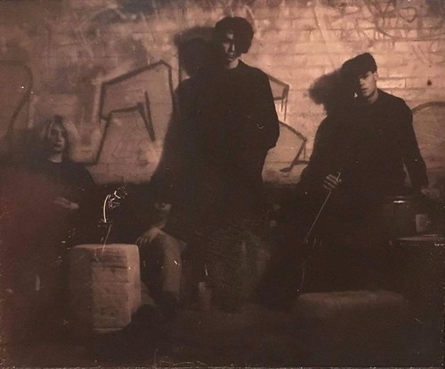 1988-1989 pre- Slowdive - Rachel Goswell, Adrian Sell, Nick Chaplin, Neil Halstead ©  deepskyobject