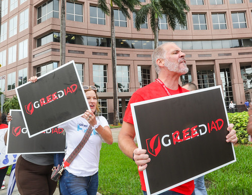 2022 AHF WAD Gilead protest - Miami, FL - 12/1/22