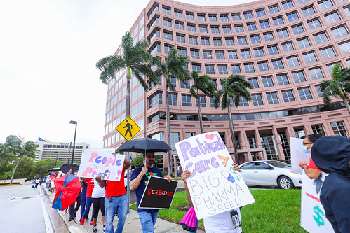 2022 AHF WAD Gilead protest - Miami, FL - 12/1/22