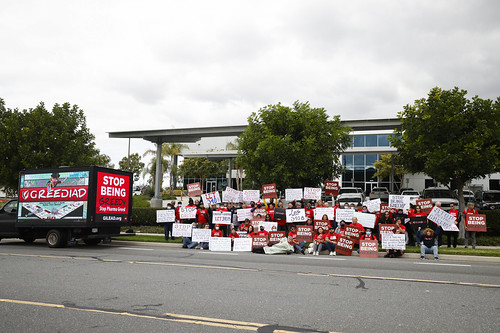 2022 AHF WAD Gilead protest - San Diego, CA - 12/1/22