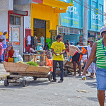 Candid street shot of everyday life, Downtown Kingston, Jamaica