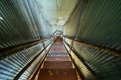 Stairway to the Bunker - Saratoga Springs Air Force Station • <a style="font-size:0.8em;" href="http://www.flickr.com/photos/25078342@N00/52612364743/" target="_blank">View on Flickr</a>