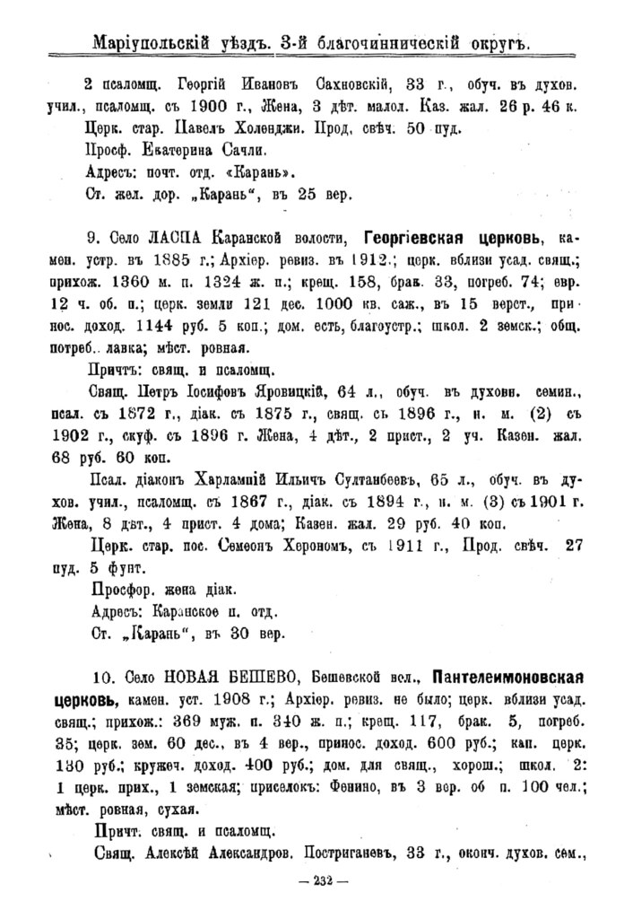 фото: Справочная книга Екатеринославской епархии за 1913 год (1914) 0240 ScanTailor300 232
