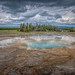 hot emerald pool in Yellowstone