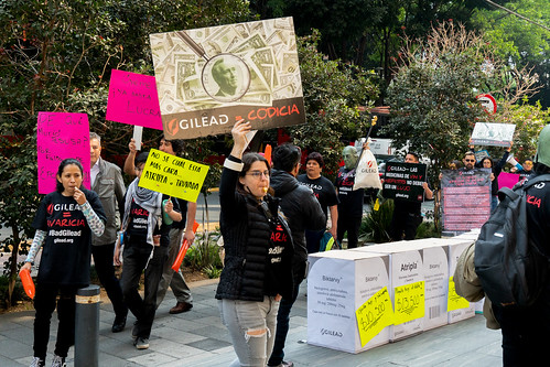 AHF Gilead Protest in Mexico City: 2/8/23