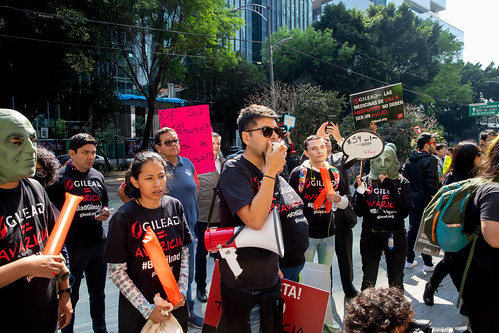 AHF Gilead Protest in Mexico City: 2/8/23