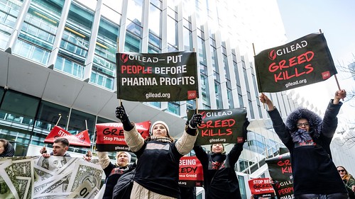 Europe Bureau Gilead Protest March 2023
