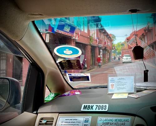 Cab ride to back to Melaka Sentral ©  Sharon Hahn Darlin