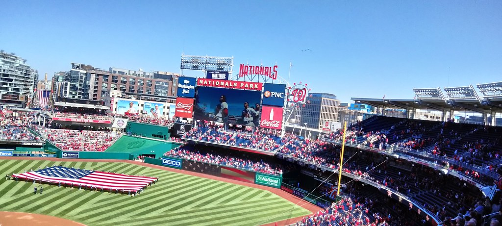 : Flyover before Nationals opening day March 30 2023