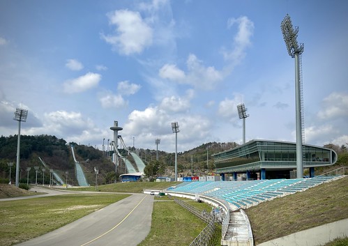 Alpensia Stadium and Ski Jumping Center, Pyeongchang-gun, Gangwon-do, South Korea ©  Sharon Hahn Darlin