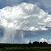 Dramatic rain cloud over New Mexico