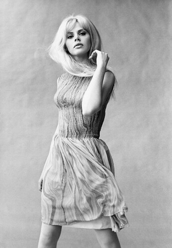 Britt Ekland photographed by David Hurn, 1966 ©  deepskyobject
