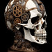 mechanical skull