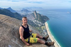 The Summit of Pedra da Gávea ('the Topsail Stone') at 844 m (2,769 ft) MSL, Rio de Janeiro, Brasil.
