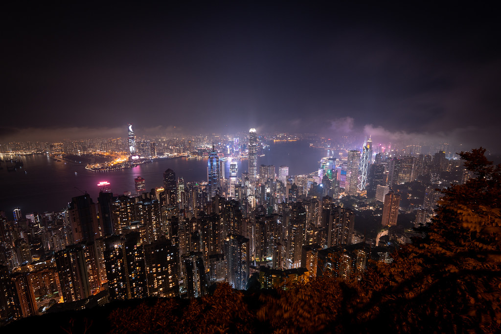 : Hong Kong view from Hong Kong view from Victoria Peak