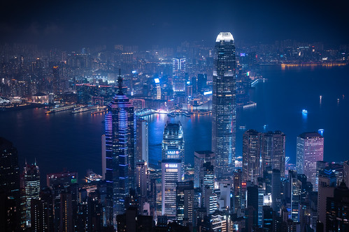 Hong Kong view from Hong Kong view from Victoria Peak ©  Raita Futo