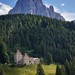 Medieval castle. Italy Dolomites