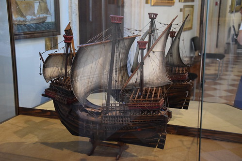 The model of galeon (used by European states in 16-18th centuries)) ©  Anna Novikova