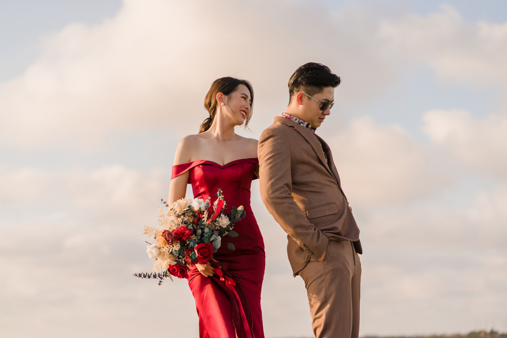 SJwedding鯊魚婚紗婚攝團隊Calvin在台南拍攝的自助婚紗