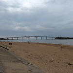 Pont de Noirmoutier en rénovation, été 2023