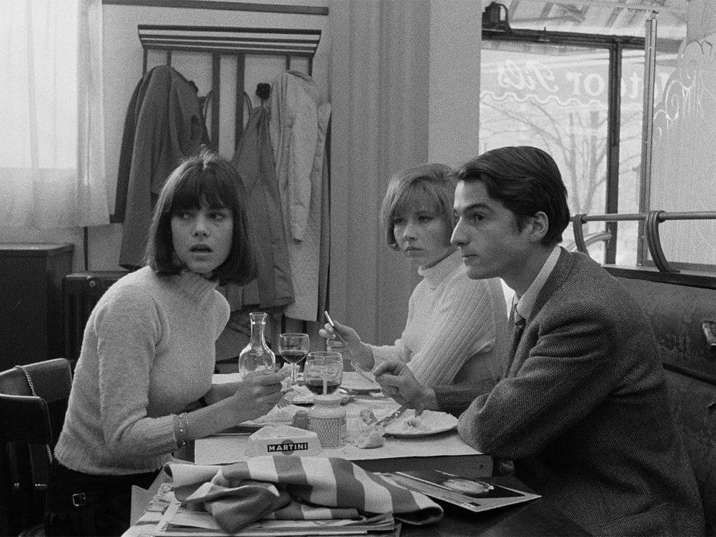: Chantal Goya, Marl`ene Jobert, Jean-Pierre L'eaud @ Masculin f'eminin [-] (Jean-Luc Godard, 1966)