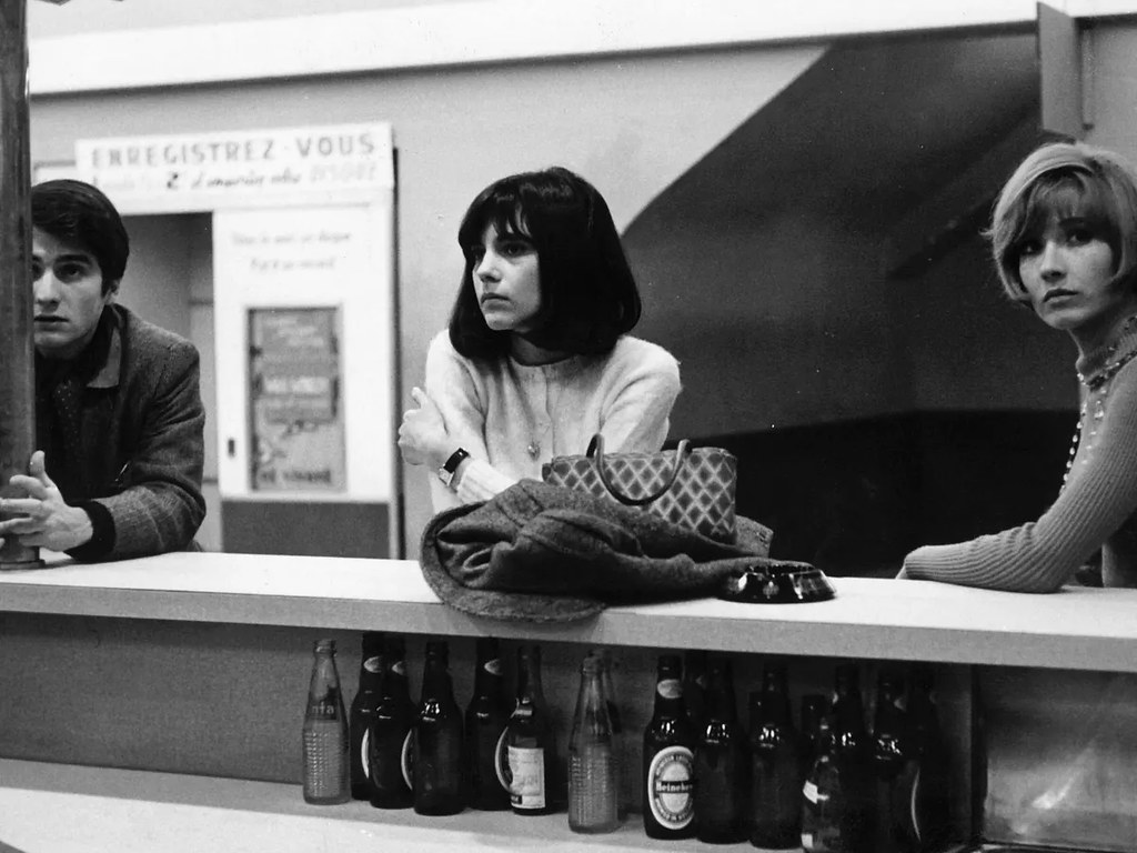 : Chantal Goya, Marl`ene Jobert, Jean-Pierre L'eaud @ Masculin f'eminin [-] (Jean-Luc Godard, 1966)
