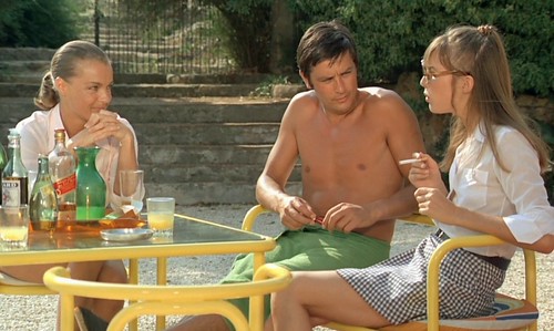 Romy Schneider, Alain Delon, Jane Birkin @ La Piscine [The Swimming Pool] (Jacques Deray, 1969) ©  deepskyobject