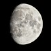 Romantic partial moon 25-Sep-2023 viewed from Lombardy Northern Italy