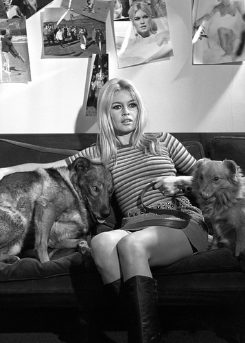 Brigitte Bardot, 1966. Photo by Bernard Allemane ©  deepskyobject