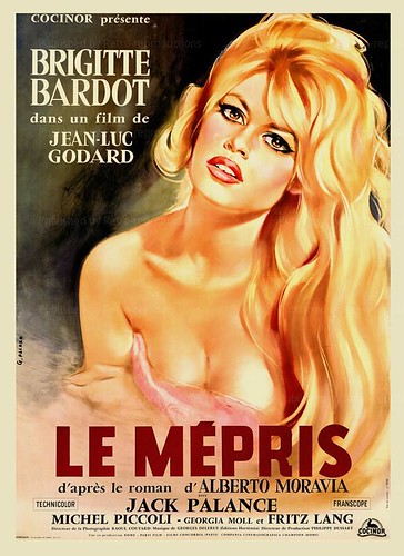 Brigitte Bardot @ Le M'epris (Contempt) was released in France on 20 December 1963 ©  deepskyobject