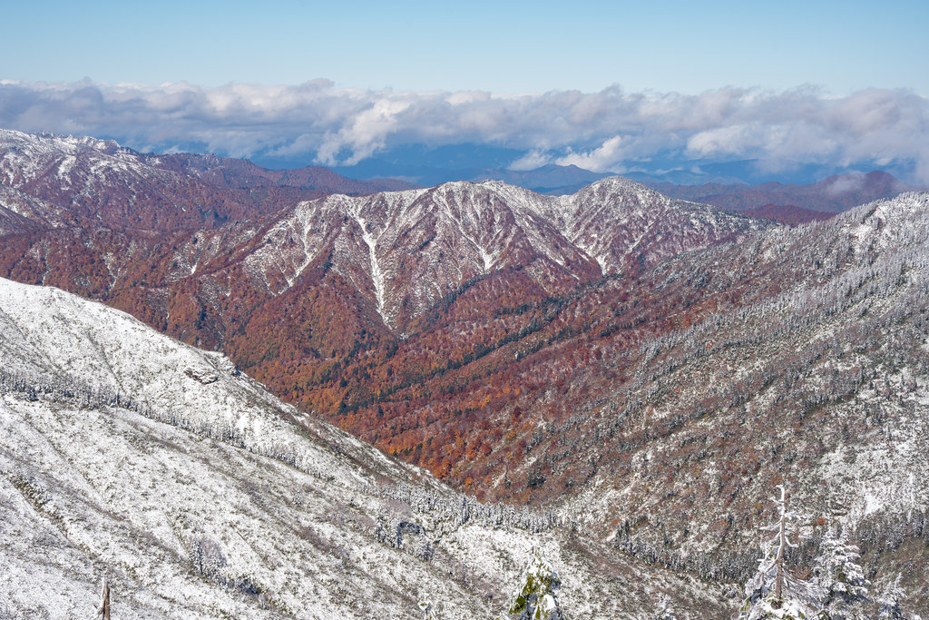 : Fukushima autumn mountains